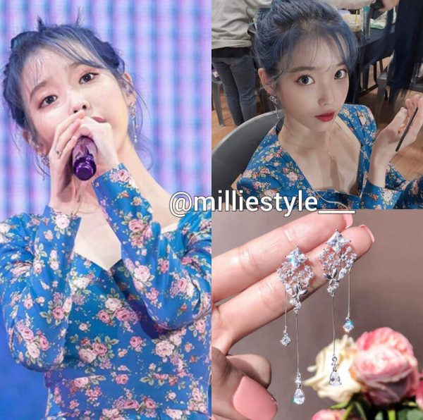[Wing bling] IU Pick First Sight Earring (2 Color)  *Made in Korea*