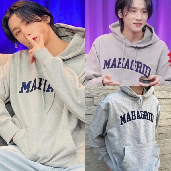 [Mahagrid] Monsta X Varsity Hoodie (4 Colors) *Limited Time Sales*