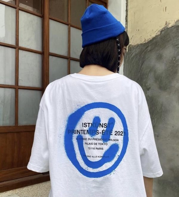 [Istkunst] Red Velvet Seulgi, Taeyeon Pick Logo & Smiley T-Shirt (4 Colors) *Limited Time Sale* *SOLD OUT SOON*