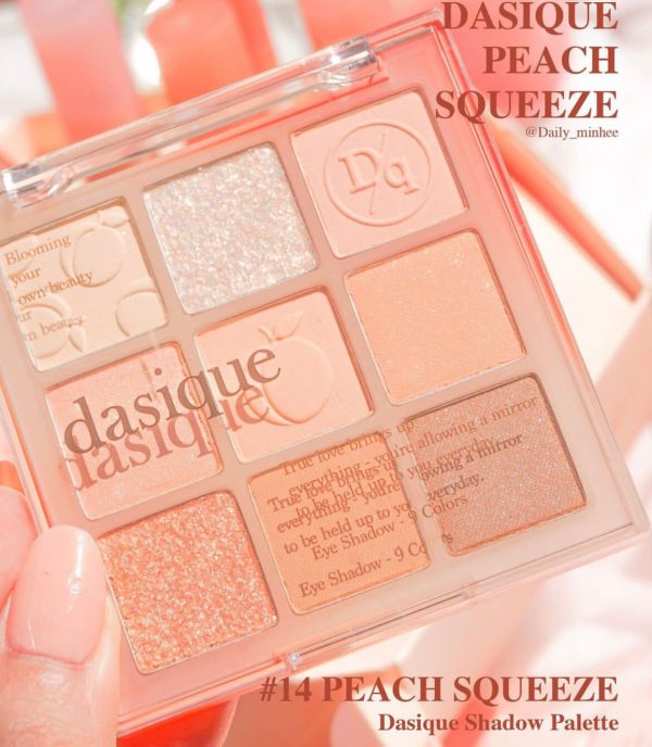 [Dasique] 14 Peach Squeeze Eye Shadow Palette *LIMITED EDITION*
