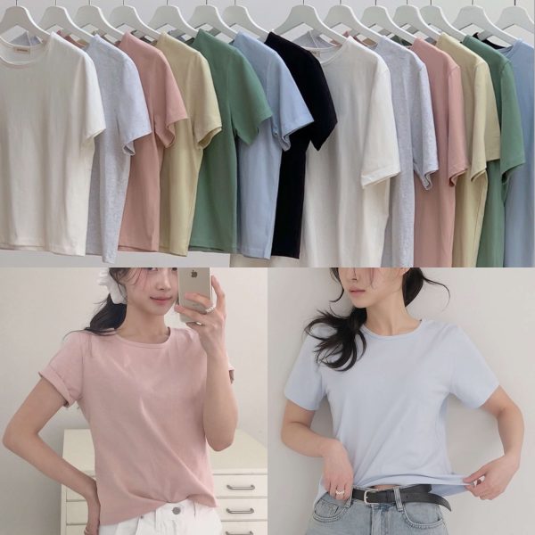 [Slowand] SLOWMADE Salt Clean Short Sleeve T-shirt (Standard Fit/Loose Fit) (7 Color) *Made in Korea* *HOT SELLING*