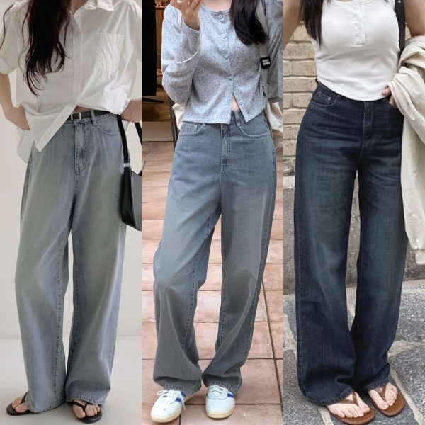 [Slowand] SLOWMADE Today Summer Light Denim Pants (3 Color) *Made in Korea* *Summer Best Seller*
