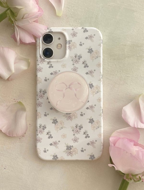 [Romantic Mood] Mute Flower Glossy Hard Case