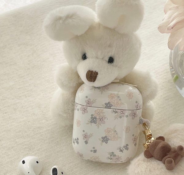 [Romantic Mood] Mute Flower Glossy Airpod Case