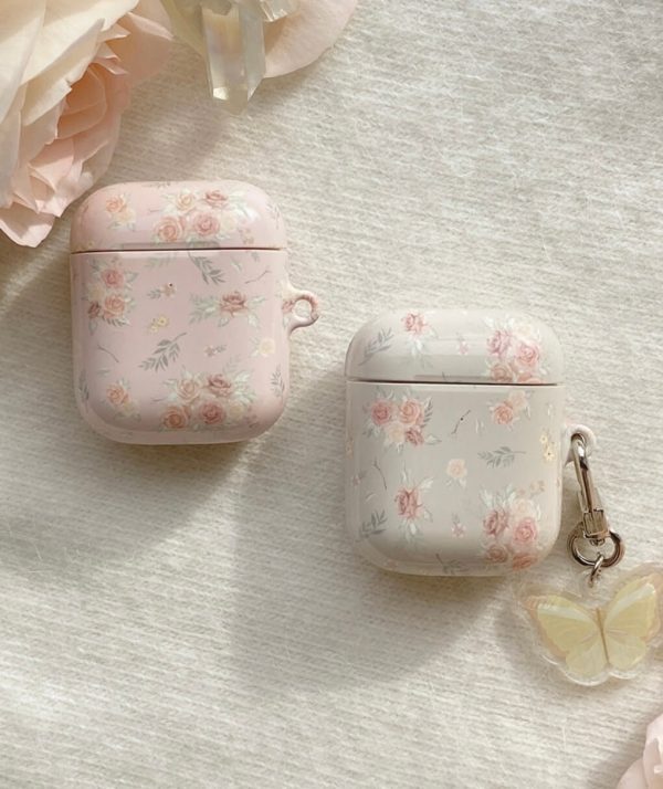[Romantic Mood] Cottage Flower Glossy Airpod Case (2 Color)