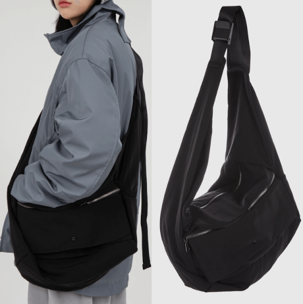 [Raucohouse] Wearable Zipper Cross Bag (unisex)