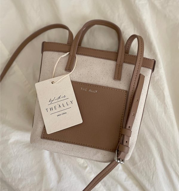 [The Ally] Blair Mini Two Way Tote Bag (3 Color)