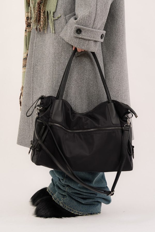[Raucohouse] Force Two Way Tote Bag (Black)