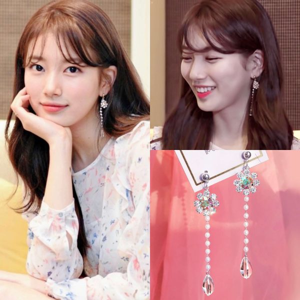 [Wing Bling] Suzy Pick Secret Garden Earring (2 Color)  *Made in Korea*