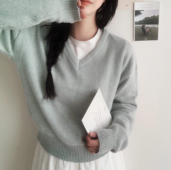 [Slowand] Fog Way Loose Fit Wool Knit (7 Color) *Made in Korea* *Seasonal Limited*