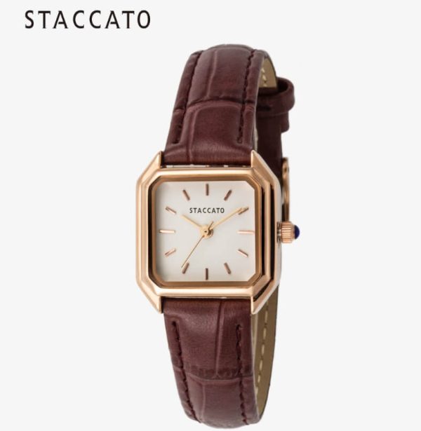[Staccato] ST3027R Cow Leather Watch (3 Color) *Limited Time Sales*