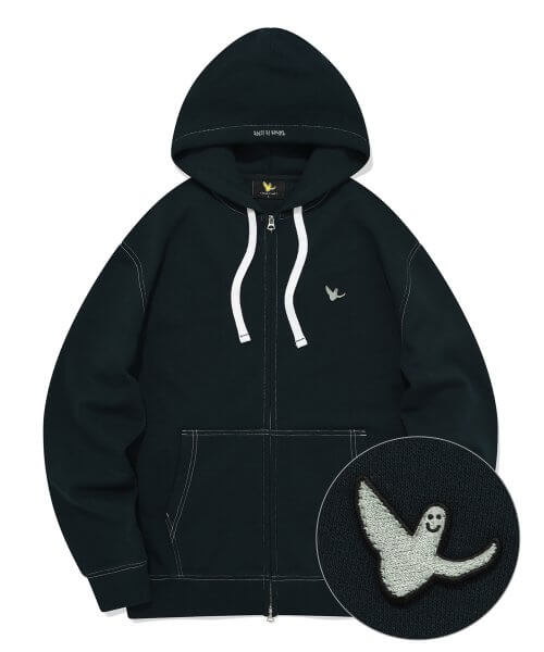 Whatitisnt] 24SS Angel Wappen Stitch Hood Zip Up (5 Color