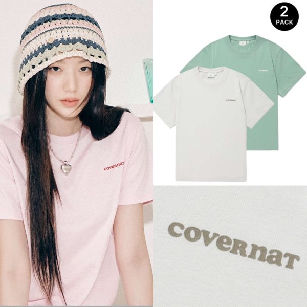 [Covernat] Shuhua Pick 24SS Womens Essential 2 Pack Tee (3 Types) *Seasonal Limited* *SOLD OUT SOON*