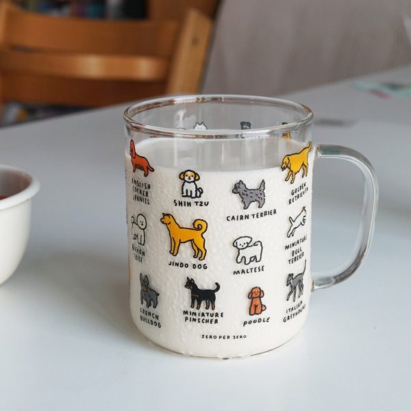 [Zero Per Zero] Puppy/ Cat/ Seoul Heat Resistant Glass Cup (6 Types) *Selling Fast*