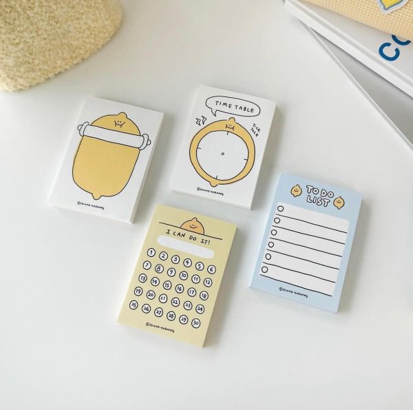 [Second Morning] Memo Pad 100pcs (7 Types) *Limited*