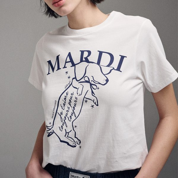 [Mardi Mercredi] Swing The Tail Ddanji Slim T-Shirt (5 Color) *LIMITED* *SOLD OUT SOON*