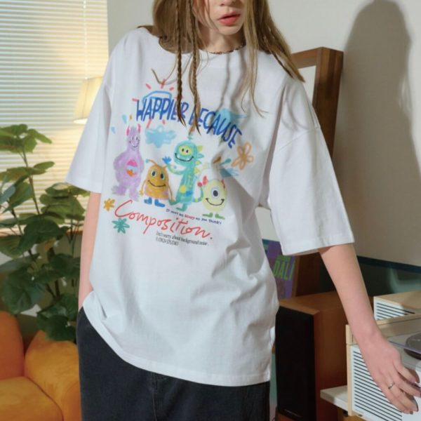 [CPGN] DTP Happy Day Short Sleeve T-Shirt (2 Color) *Limited Time Sale*