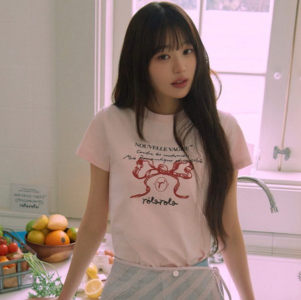 [Rola Rola x Jang Wonyoung] Rola Ribbon T-Shirt (3 Color) *Limited Time Sale*