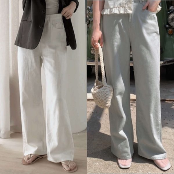 [Slowand] Slowmade Today Air Summer Cotton Wide Pants (3 Color) *Made in Korea*