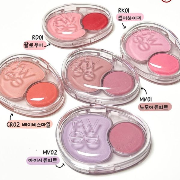 [Fwee] Mellow Dual Blusher (12 Color) *Limited Time Sale*