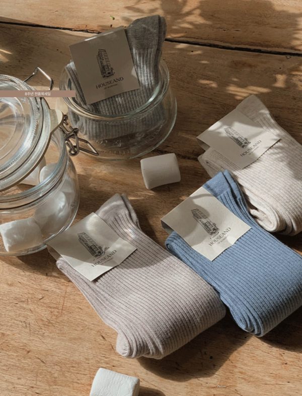 [Slowand] Slowmade Daily Long Socks (8 Color) *Made in Korea*