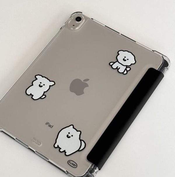 [Cuter] White Puppy iPad Case (10.9/11/12.9 inch)
