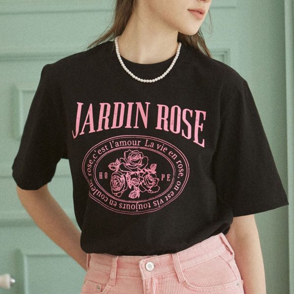[Our Hope] Jardin Rose T-Shirt (2 Color) *Limited Time Sale*