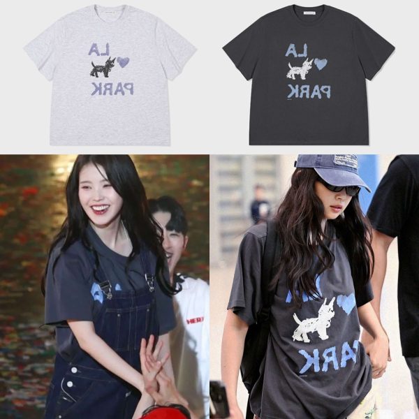 [Low Classic] IU & Jennie Pick Love Park T-Shirt (2 Color)