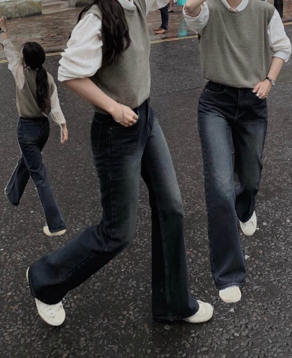 [Slowand] SLOWMADE Our Mute Semi-Bootcut Denim Pants (3 Color, 3 Types Length) *Made in Korea* *Seasonal Limited*