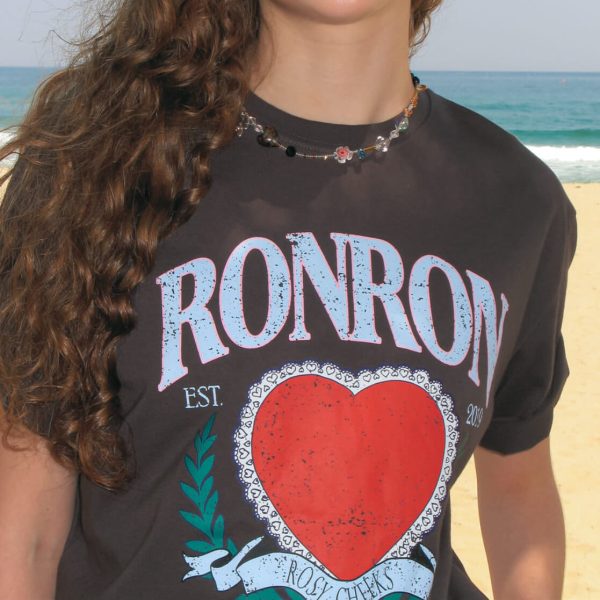 [RonRon] Heart Laurel Overfit T-Shirt (3 Color) *Seasonal Limited*