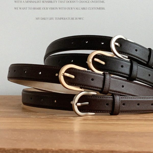 [98 Doci] 98 Project Cattle High-Quality Classic Belt (4 Color) *Made in Korea*