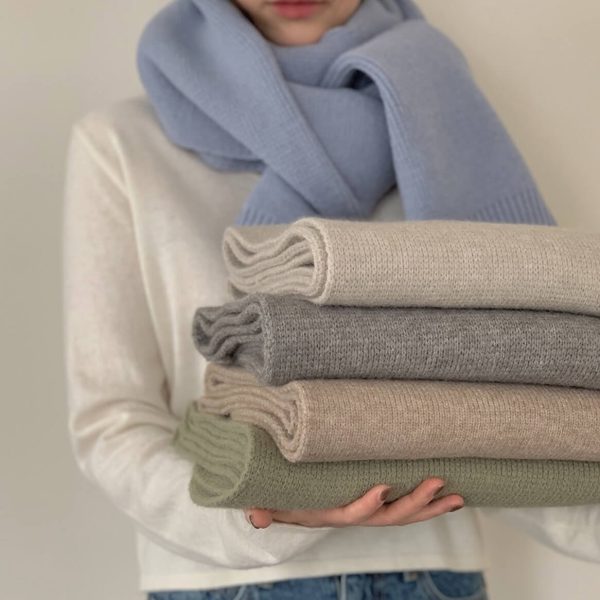 [Slowand] SLOWMADE Winter Muffler/Knit Muffler (5 Color) *Seasonal Limited* *Made in Korea*