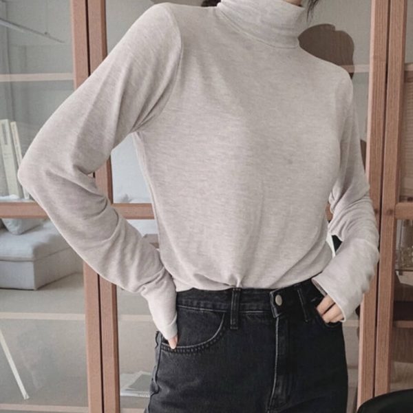 [Slowand] SLOWMADE Basic Turtleneck T-Shirt (10 Color) *Made in Korea* *SOLD OUT SOON*