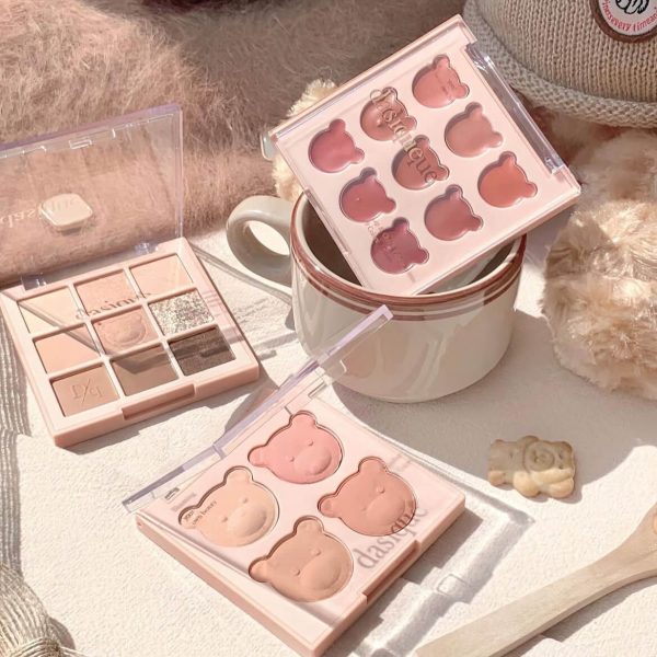[Dasique] Teddy Bear Collection (Eye Shadow/Mood Cheek Blusher/Lip N Cheek Palette (6 Types)
