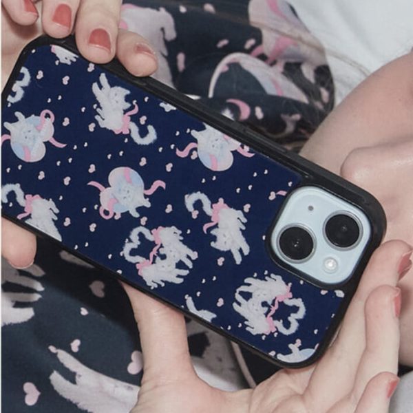 [Musemood] Vintage Love Cat  Bumper iPhone Case (Epoxy/ Glossy/ Magsafe Glossy) *Limited Time Sale*