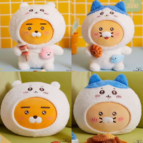 [Kakao Friends x Chiikawa] Limited Edition Series (Plushie,Keyring, Pouch, Charm Set, Memo Pad,Note Book) *SELLING FAST*