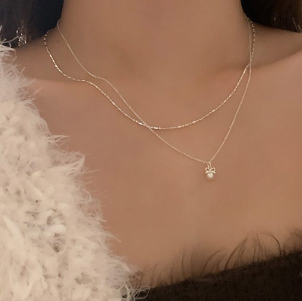 [Moat] Lou Necklace (Silver925) (3 Color)