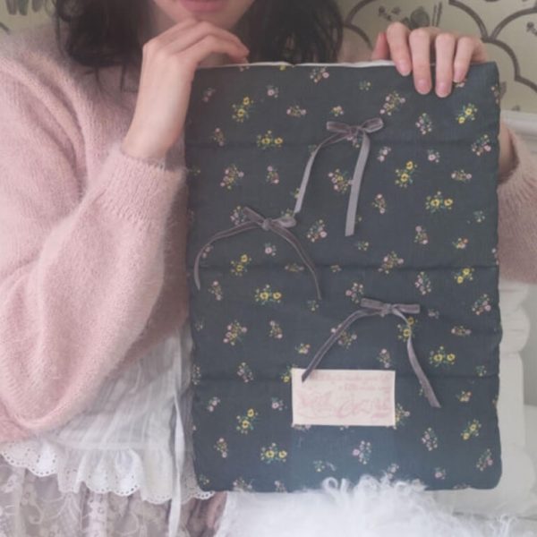 [Cozing] Floral Notebook Pouch (3 Size, 3 Color) *Seasonal Limited*