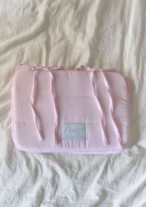 [Cozing] Bedding Notebook pouch_light pink (3 Size)