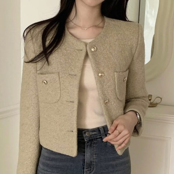 [Attrangs] Mellosha Boucle Tweed Jacket (5 Color, 2 Length) *Seasonal Limited**SOLD OUT SOON*