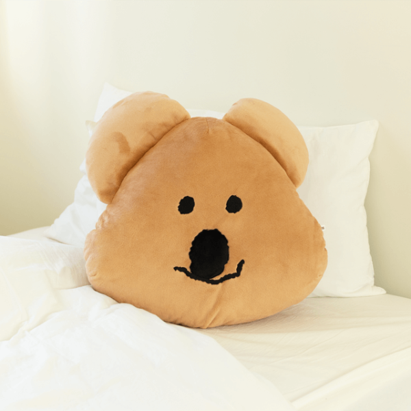 [Dinotaeng] Fluffy Quokka Face Cushion *LIMITED*