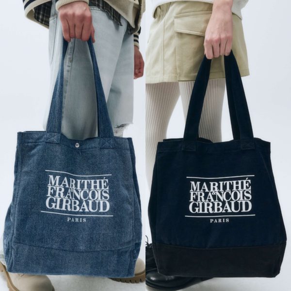 [Marithe}25'SS Classic Logo Big Shopper Bag (2 Color) *Seasonal Limited*