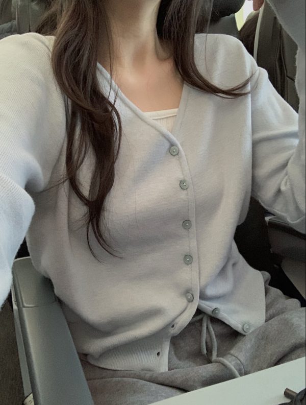 [Slowand] Spring Autumn Soft V Cardigan (5 Color) *Made in Korea* *Seasonal Limited*