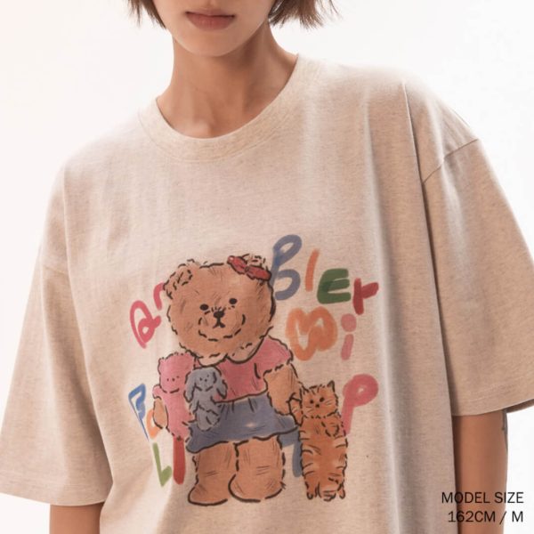 [Ambler] AS1201 Color Trip Graphic Short Sleeve T-Shirt (2 Color) *Seasonal Limited*