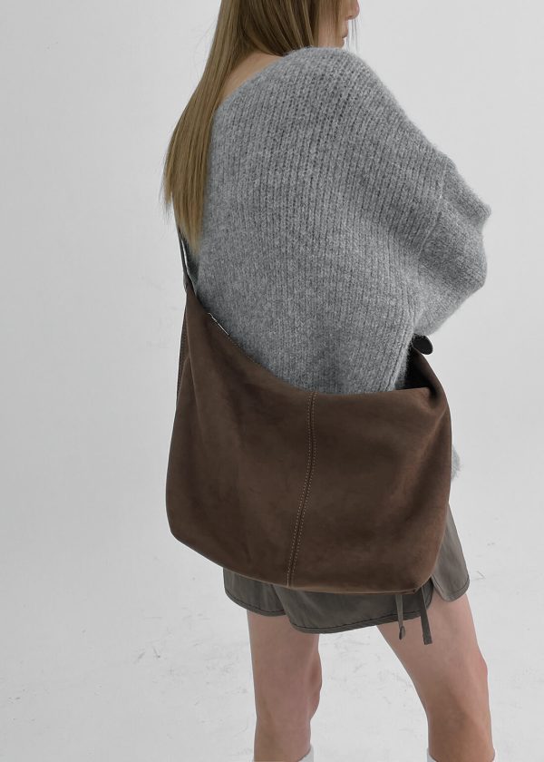 [Blackup] Camelli Suede Crossbody Bag (3 Color)