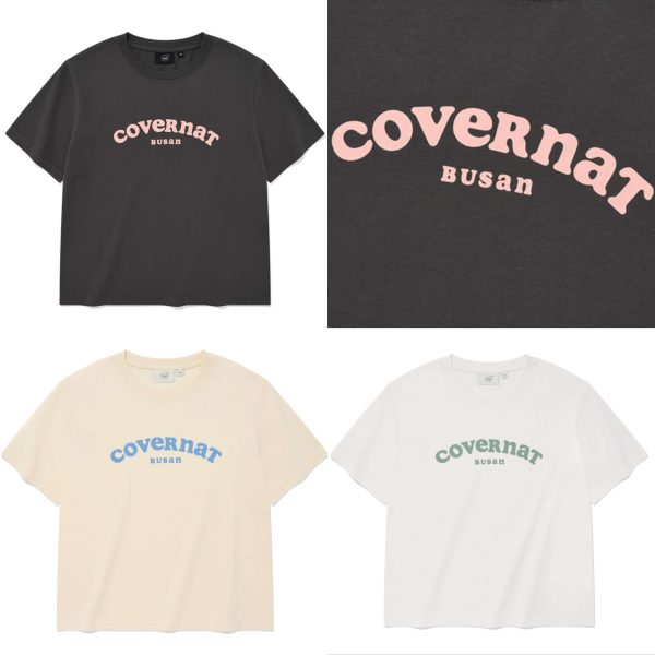 [Covernat] Womens Cooper Logo Busan T-Shirt (4 Color) *Limited Edition* *SOLD OUT SOON*