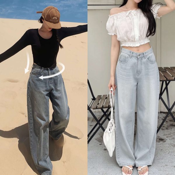 [Slowand] SLOWMADE Secret Real Wide Denim Pants (3 Color) *Made in Korea*