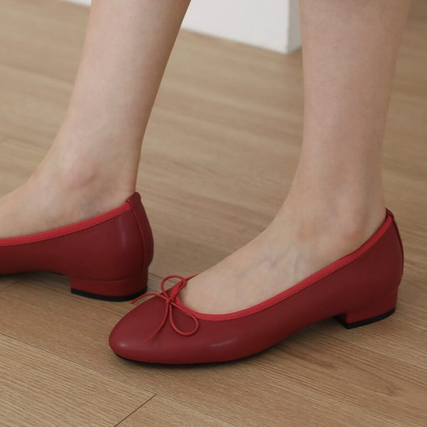 [Sappun] 25SS Lovelly Basic Ribbon Flat Shoes 2cm (9 Color) *Seasonal Limited* *Made in Korea*
