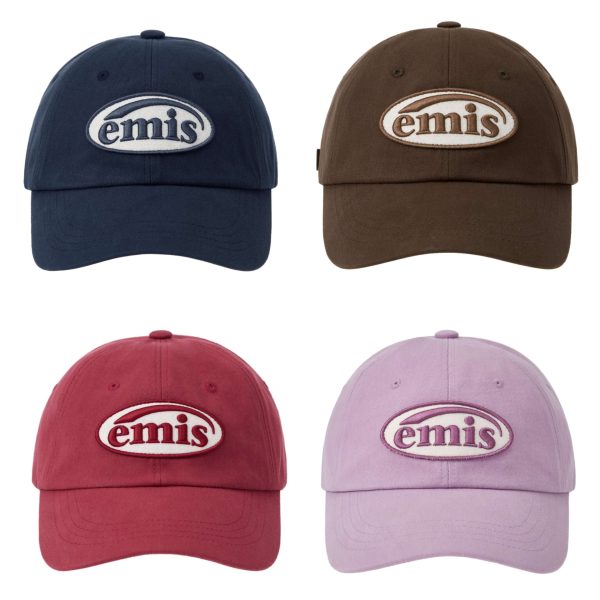 [Emis] Tone On Tone Wappen Ball Cap (10 Color)