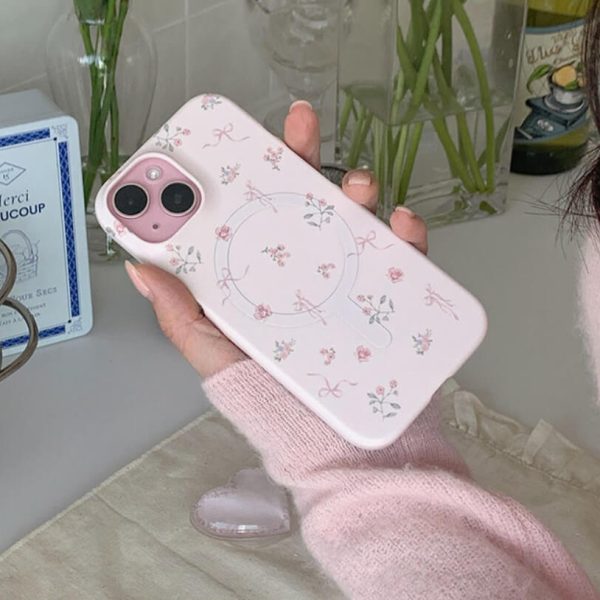 [Romantic Mood] Poetic Garden Magsafe Hard Phone Case (3 Color)